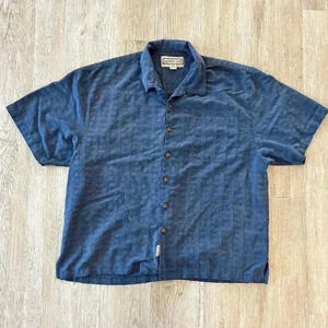 Mens Jamaica Jaxx Blue Button Up Shirt - XL